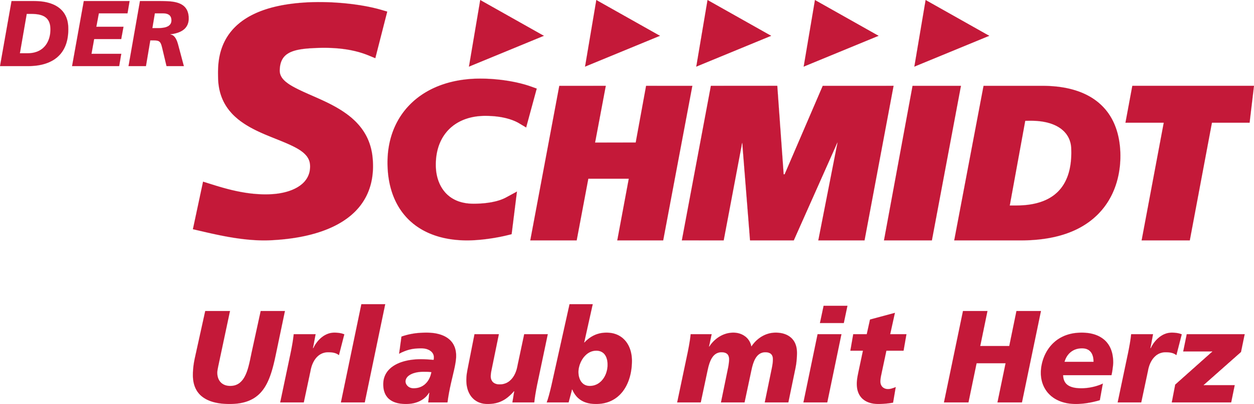 DER SCHMIDT Urlaub mit Herz Logo DER SCHMIDT Urlaub mit Herz Logo